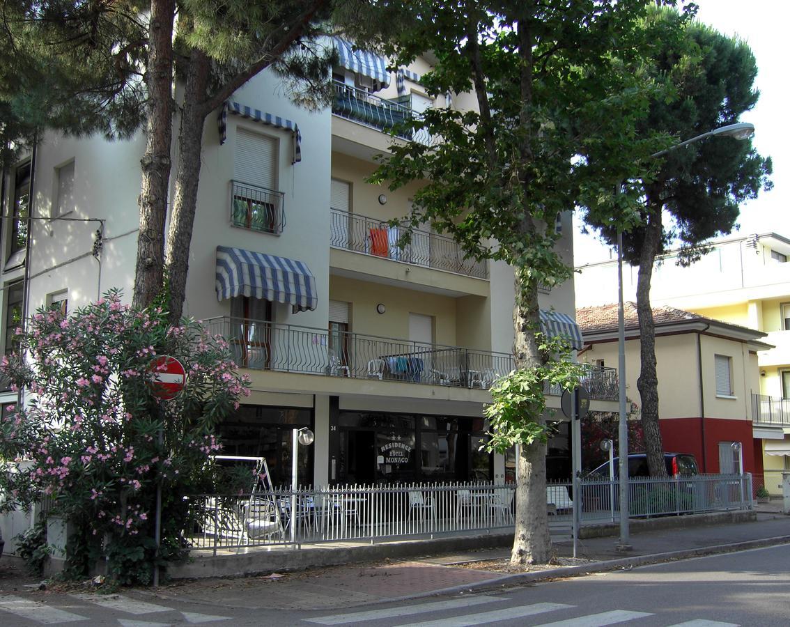 Residence Monaco Appartamenti Rimini Eksteriør bilde